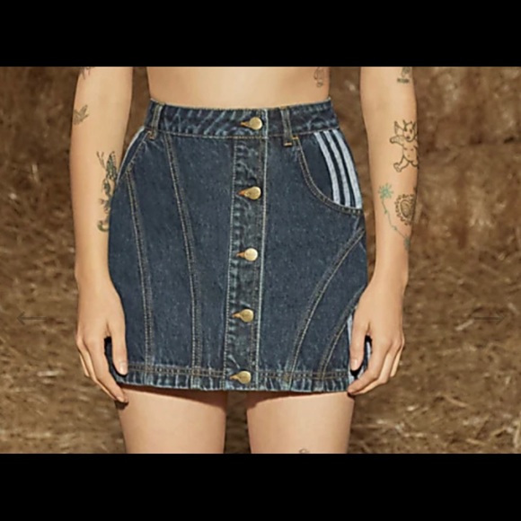 Ivy Park Adidas jean skirt